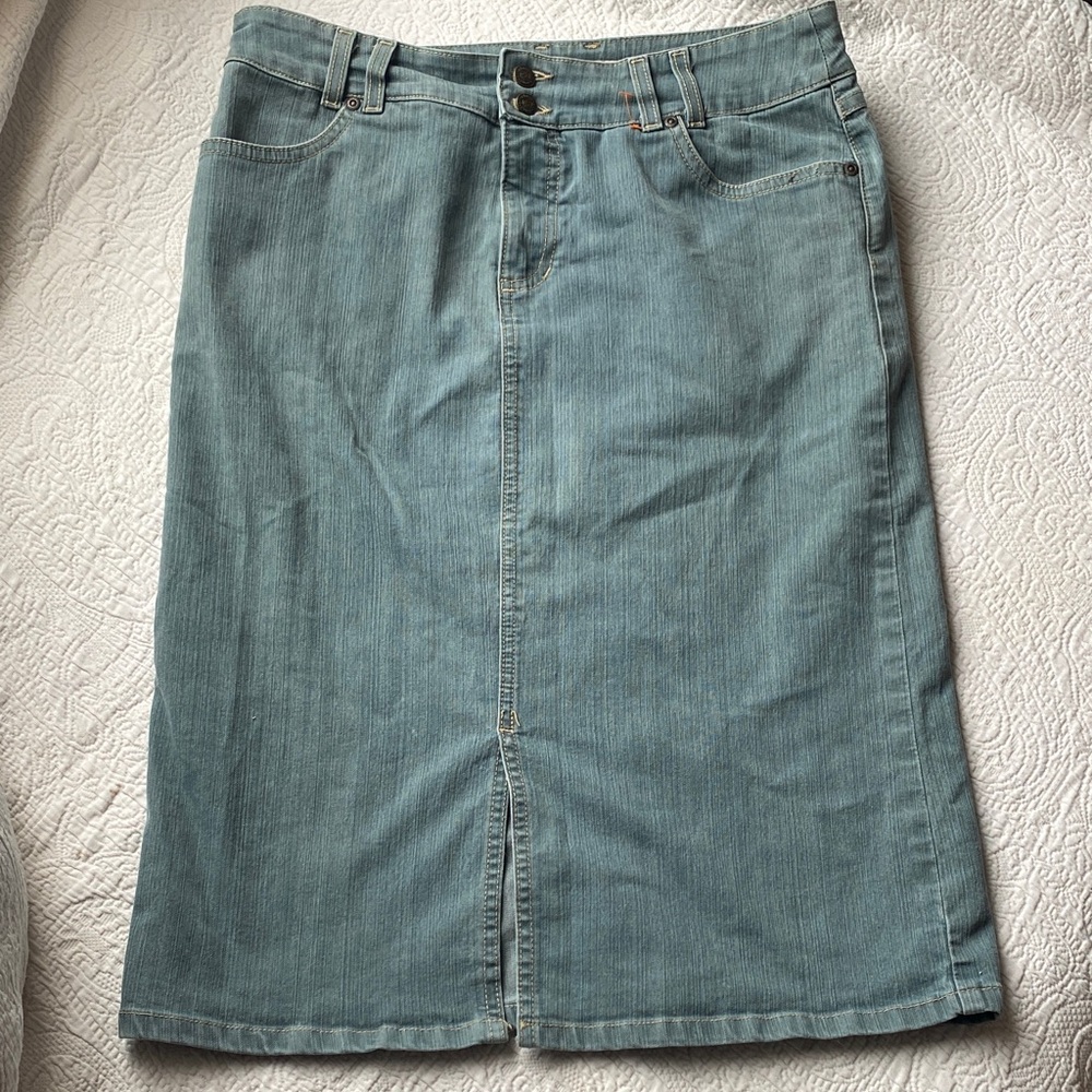 Y2K Billabong Blue Denim Skirt size 9